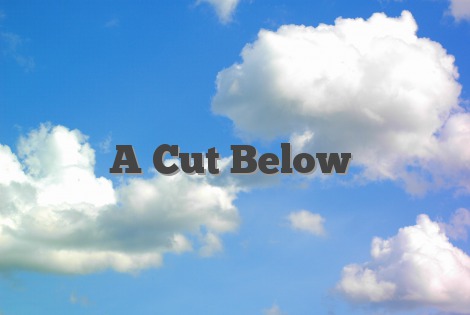 A Cut Below