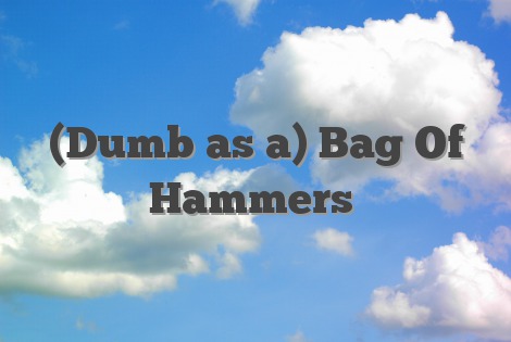 (Dumb as a) Bag Of Hammers